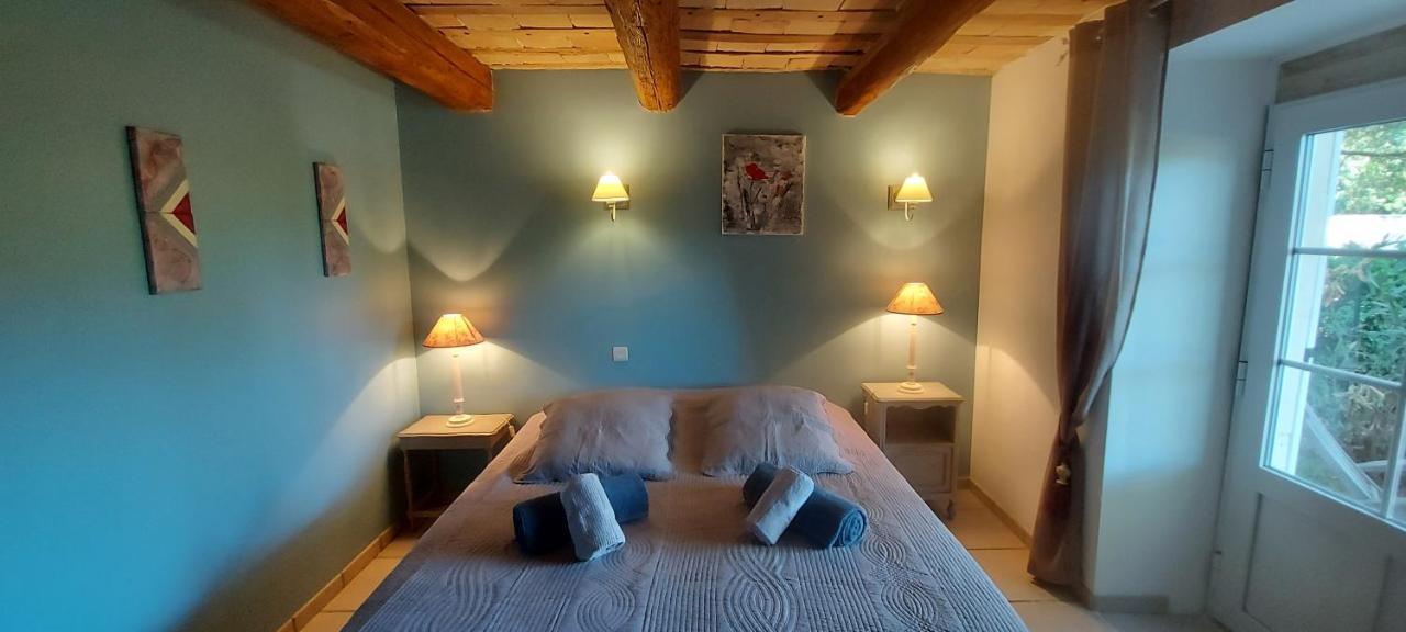 Chambre Malon Mas Bel Esperance Saint-Andre-d'Olerargues Exteriör bild