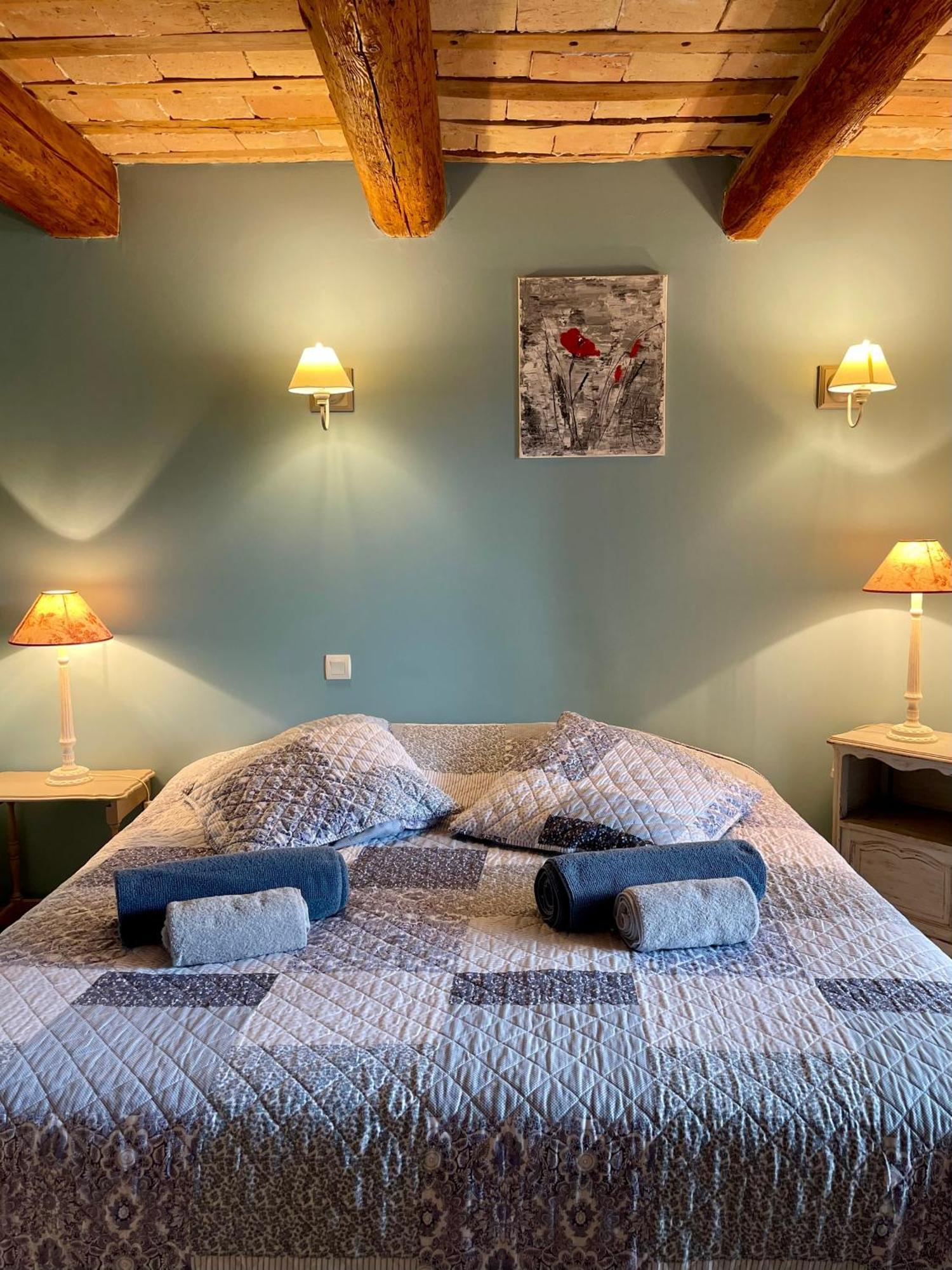 Chambre Malon Mas Bel Esperance Saint-Andre-d'Olerargues Exteriör bild